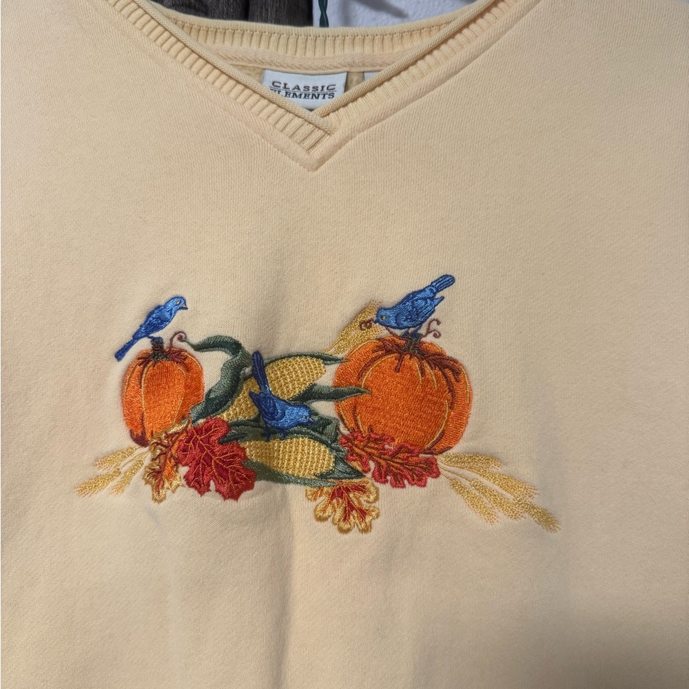 Classic Elements Yellow Sweatshirt - image 3